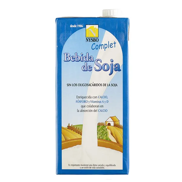 Liquidación Leche Soja Calcio 1 L Nysbo