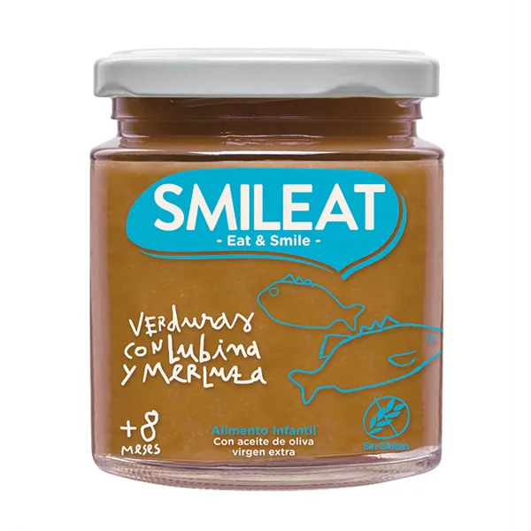 Smileat Potito Bio Verduras Lubina Merluza 230g