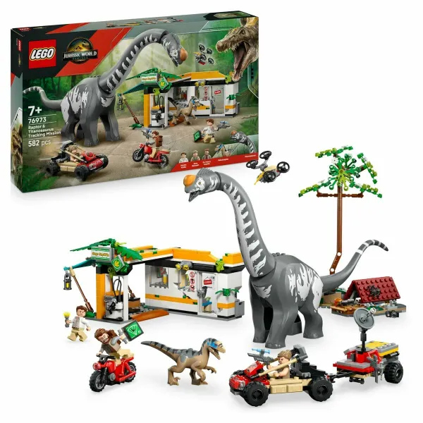 Construction set Lego JURASSIC WORLD 76973 Raptor & Titanosaurus Tracking Mission