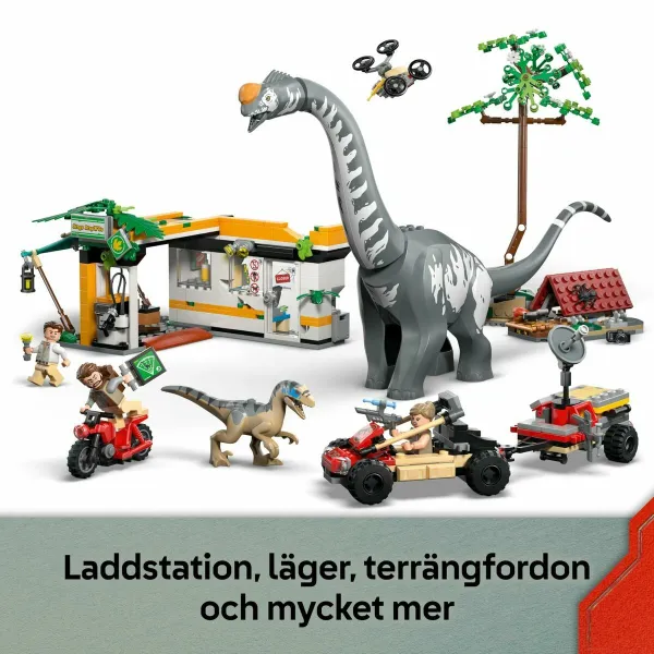 Celtniecības Komplekts Lego JURASSIC WORLD 76973 Raptor & Titanosaurus Tracking Mission