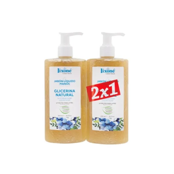 Lixoné Natural Glycerin Liquid Hand Soap 2x300ml