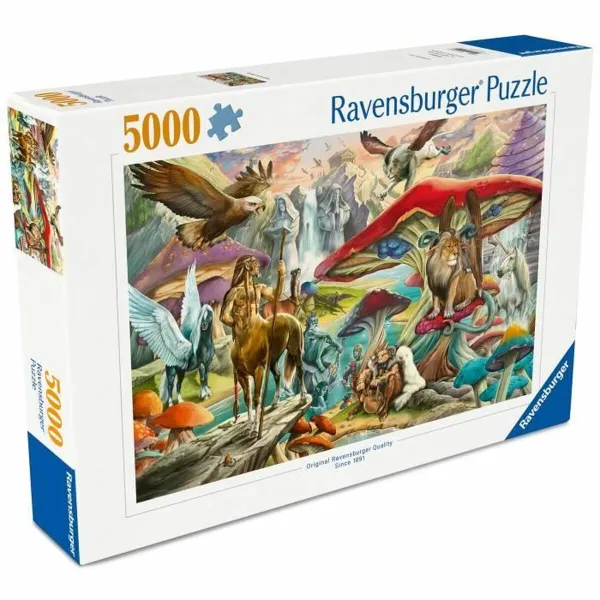 Dėlionė Ravensburger Pilze & Mythen 5000 Dalys