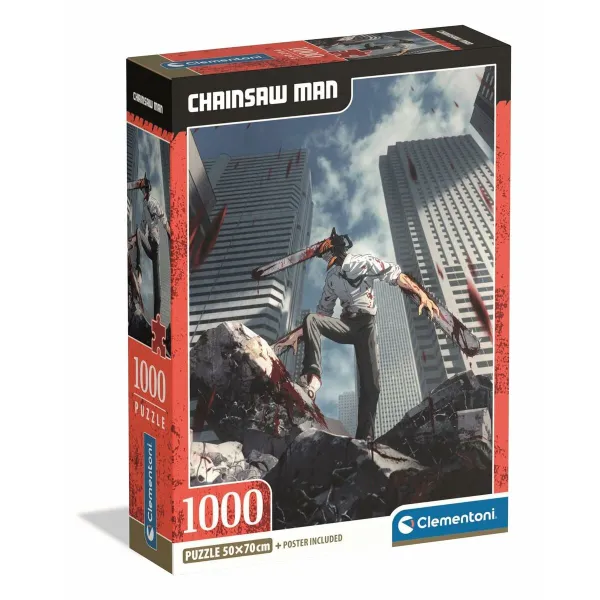Palapeli Clementoni Chainsaw Man 1000 Kappaletta