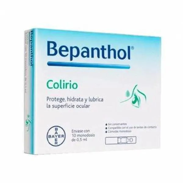 Bepanthol® Sterile Eye Drops 10 Single Doses X 0,5ml