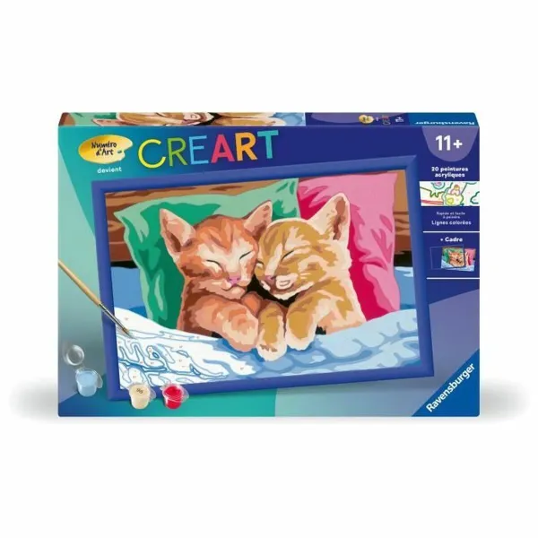 Maalaus numeroiden mukaan -sarja Ravensburger CReart Cats