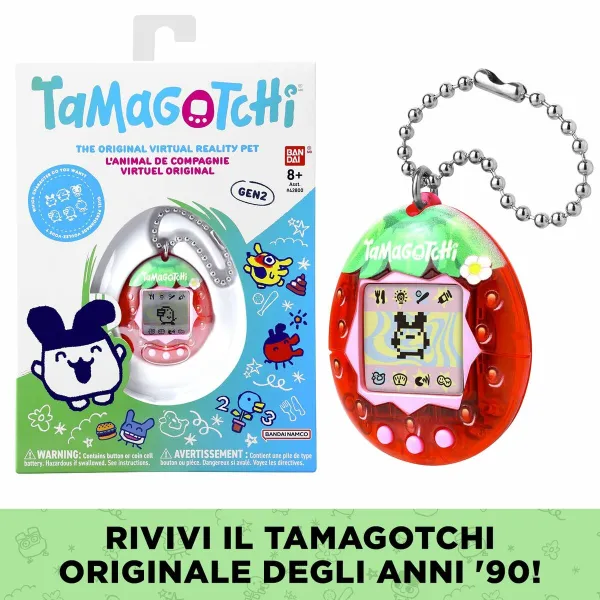 Interaktīvs Mājdzīvnieks Tamagotchi Fresh Strawberry