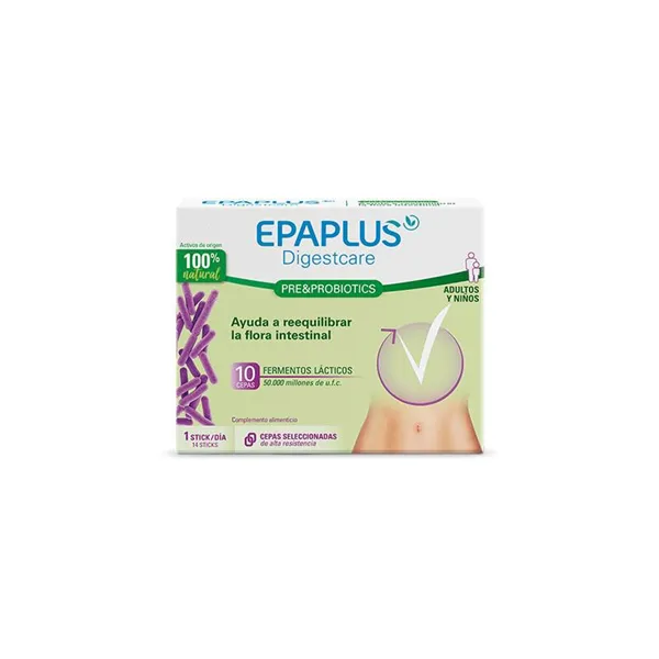 Epaplus Pre y Probiotics 14 Sticks