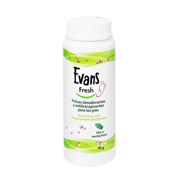 Evans Fresh Polvos Desodorantes Para Pies 75g