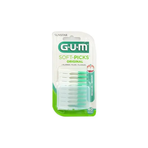 Sunstar Gum Soft Picks Regular Cleaner 40 Pcs