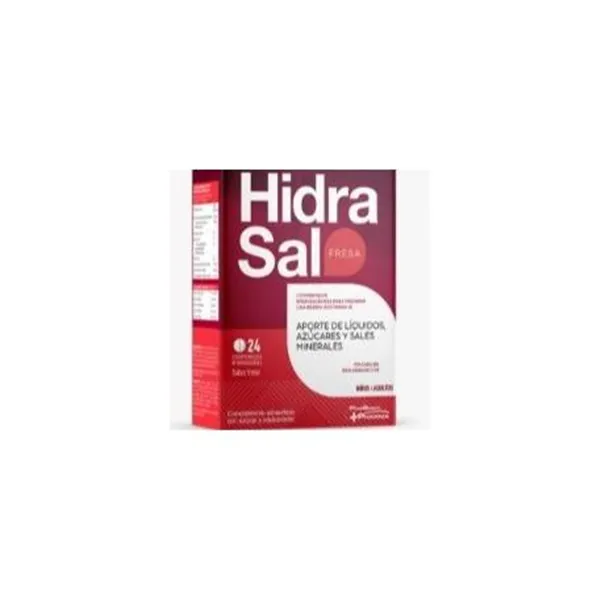 Hidrasal Fresa 24 Comprimidos Efervescentes Plusquam Pharma