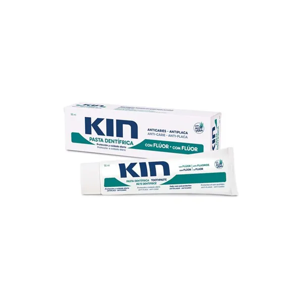 Kin Toothpaste With Fluoride and Aloe Vera 50ml