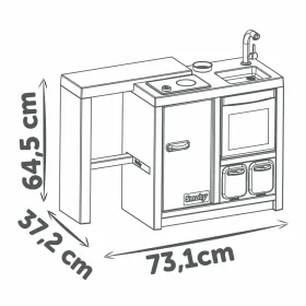 Электрический шлифовальный станок Secret de Gourmet Noir Kitchen Мельница Чёрный (22,3 cm)