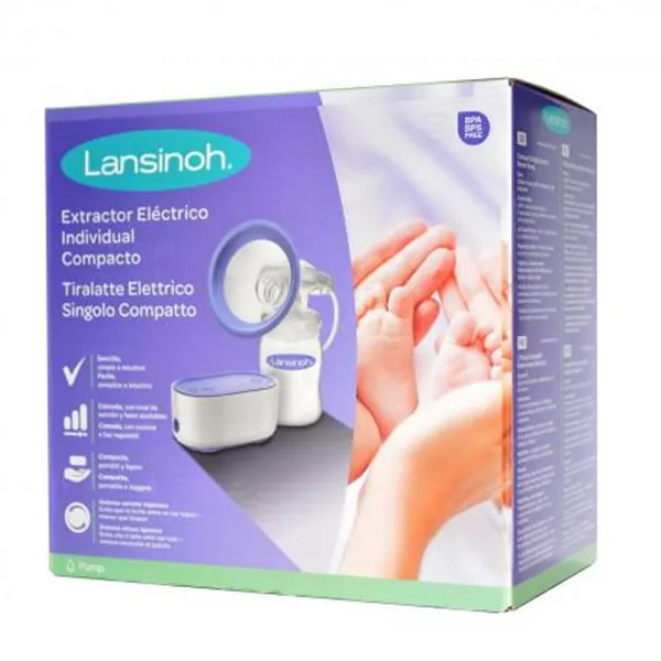 Lansinoh Extractor Eléctrico Individual Compacto 1 Ud