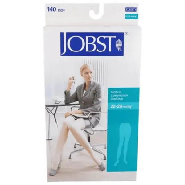 Jobst Panty Media Corta De Compresión Normal Color Negro Talla 5 Bsn Medical