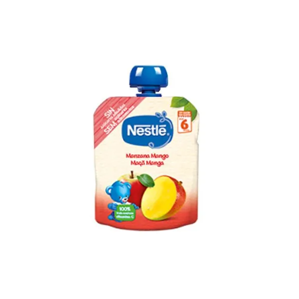 Nestle Nestlé Bolsita Manzana y Mango 6m 90g