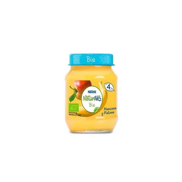 Nestle Nestlé Naturnes Bio Apple and Banana Jar