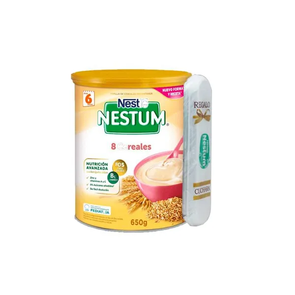 Nestle Nestum 8 Cereales 650g Regalo Cuchara