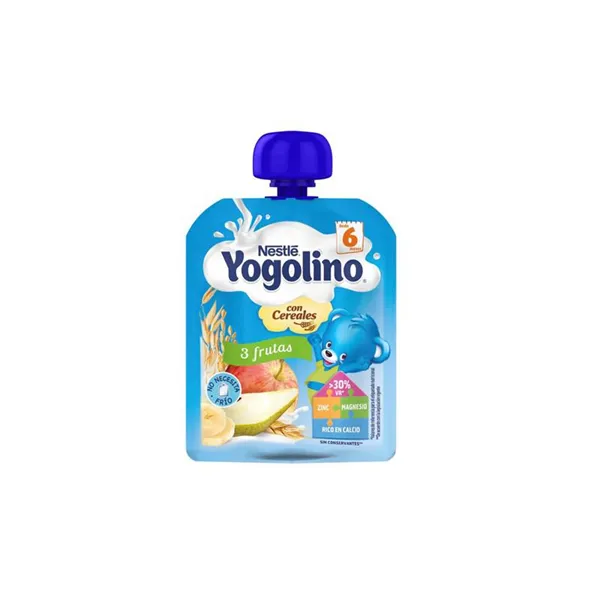 Nestle Nestlé Yogolino Bolsita 3 Frutas Con Cereales 6m 90g