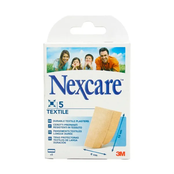 Nexcare Textile Strips 5 Strips 10x6 Cm