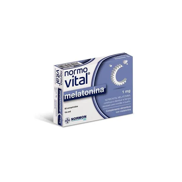 Normon Normovital Melatonina 1mg 60 Comprimidos