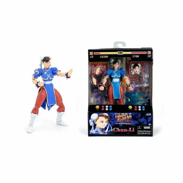 Figuuri, jossa liikkuvat raajat Smoby Street Fighter Chun-Li