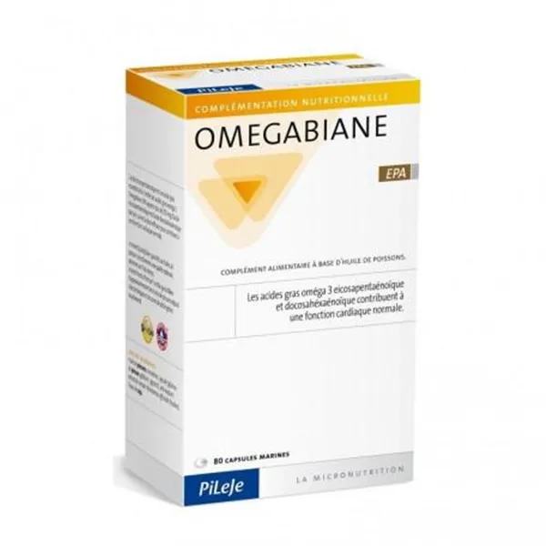 Pileje Omegabiane Epa 80 Capsules