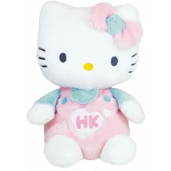 Pūkaina Rotaļlieta Jemini Hello Kitty Balts Rozā