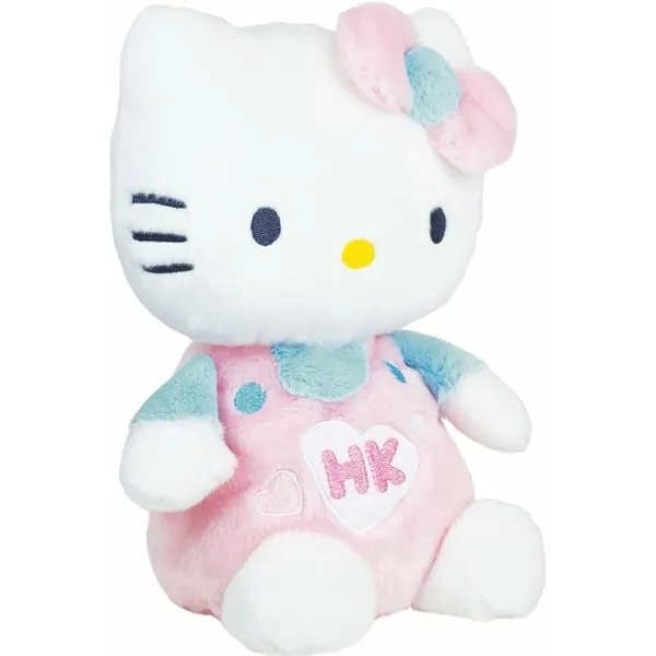 Pūkaina Rotaļlieta Jemini Hello Kitty Balts Rozā