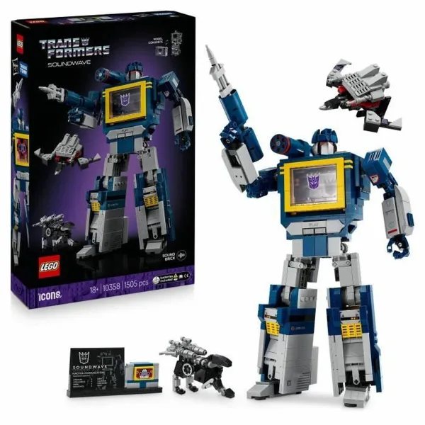 Klucīšu Būvēšanas Spēle Lego Transformers 10358 1505 Daudzums