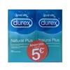 Duplo Durex Natural Plus 2 Uds