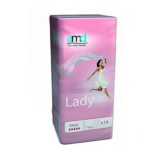 Amd Protector Absorbente Femenino Maxi 16 Unidades Active Medical