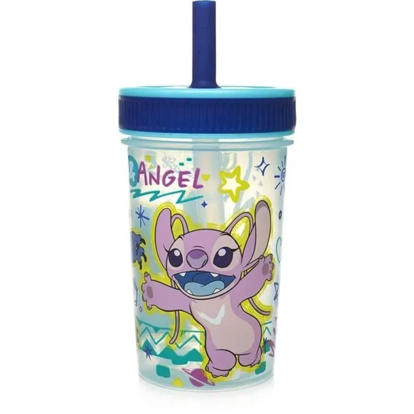 Mācību Krūzi ThermoBaby LILO & STITCH 420 ml Zils