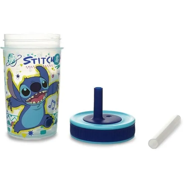 Mācību Krūzi ThermoBaby LILO & STITCH 420 ml Zils