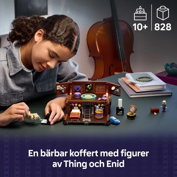 Строительный набор Lego Wednesday 76785 Thing's Apartment 828 Предметы
