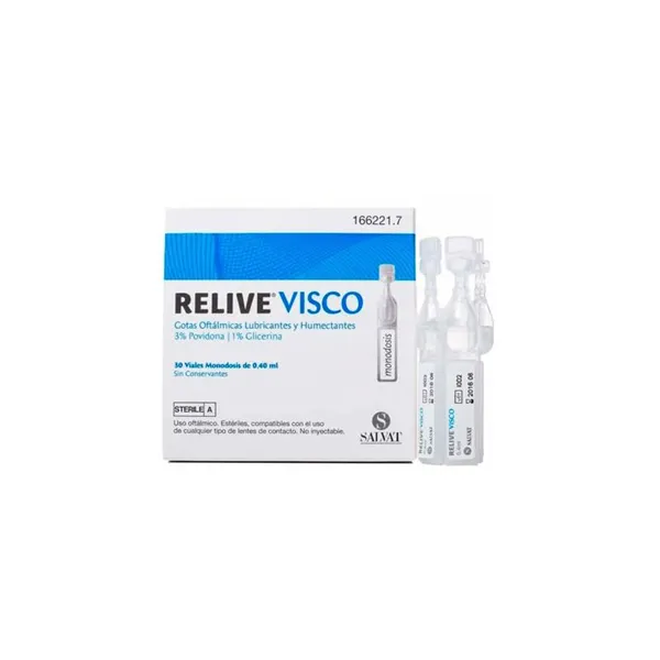 Relec Relive Visco Sterile Eye Drops 30 Monodose