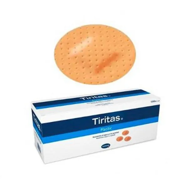 Tiritas Plastic Caja De Apósitos Redondos 1000 Unidades Hartmann