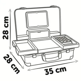 Postilaatikko Burg-Wachter   36,5 x 28 x 31 cm Musta Muovinen