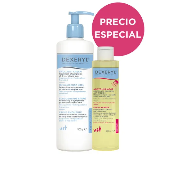 Набор для ванной для младенцев Dexeryl Dermatological Expertise 2 Предметы