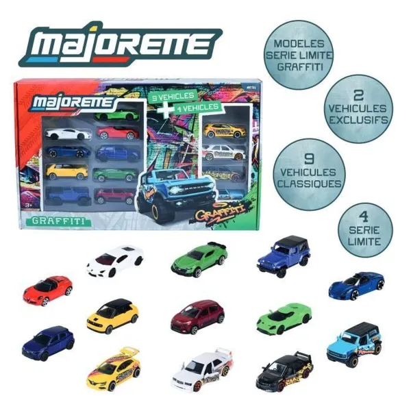 Automobilis Smoby Daudzkrāsains (12 gb.)