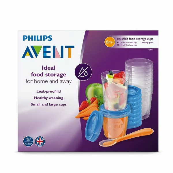Beebitoidu kausside komplekt Philips SCF721 / 20