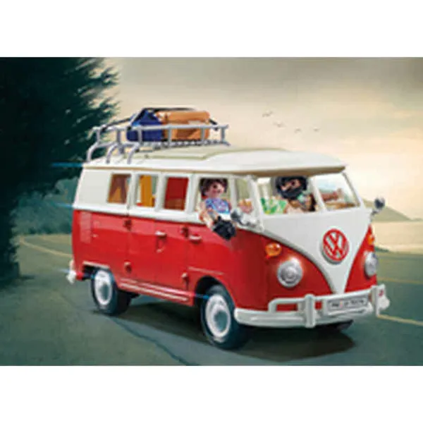Transportlīdzekļu Rotaļu Komplekts Playmobil 70176 Volkswagen T1 Bus Sarkans