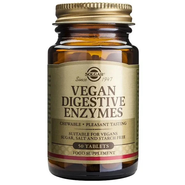 Solgar Vegan Digestive Enzymes 50 Tablets