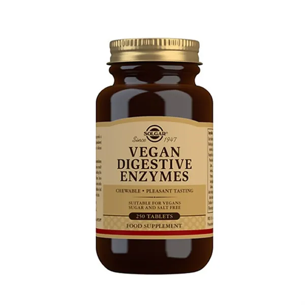 Solgar Vegan Digestive Enzymes 250 Tablets