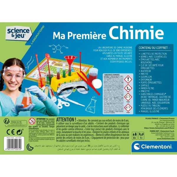 Tiedepeli Clementoni My first chemistry (FR)