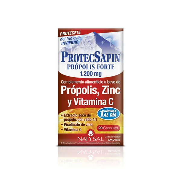 Natysal Protecsapin Propolis 1,200 Mg 12 Ca