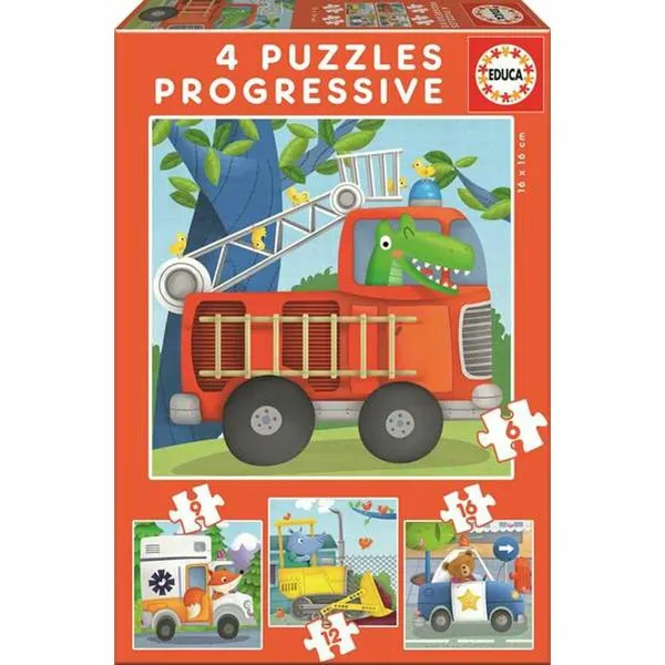 Pusle Educa Patrol 6 Tükid, osad (43 pcs)