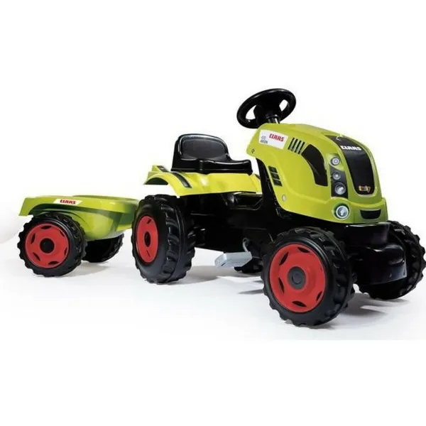 Трактор с педалями Smoby Claas Pedal Ride on Tractor Жёлтый