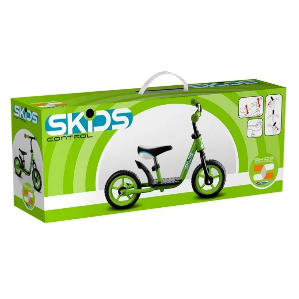 Детский велосипед Skids Control Зеленый Сталь подставка для ног