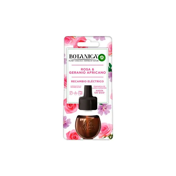 Air-Wick Botanica Ambientador Eléctrico Recambio Rosa y Geranio