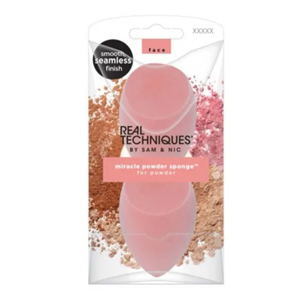 Real Techniques Miracle Powder Sponge Set 2 Pieces